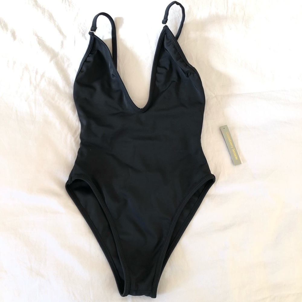 Gooseberry “So Chic” Black One Piece Bathing Suit